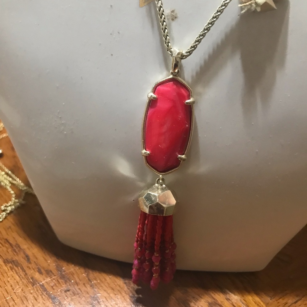 Elegant Red Pendant Necklaces